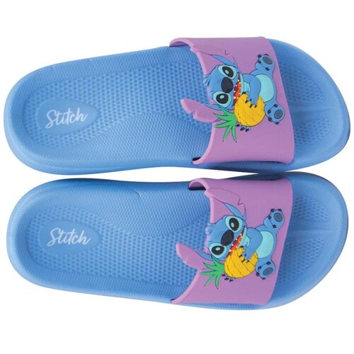 Sandalia Slide Stich Lila Arra