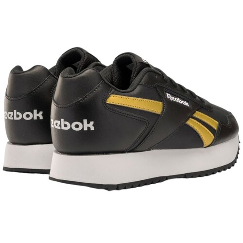 Tenis Reebok Casual Glide Ripple Negro Amarillo