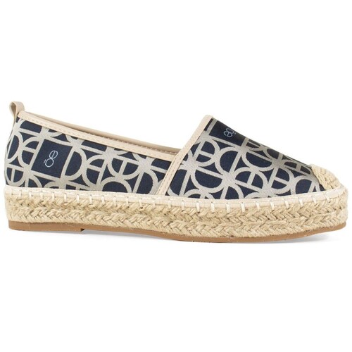 Alpargata Flat con Logo Azul Cloe