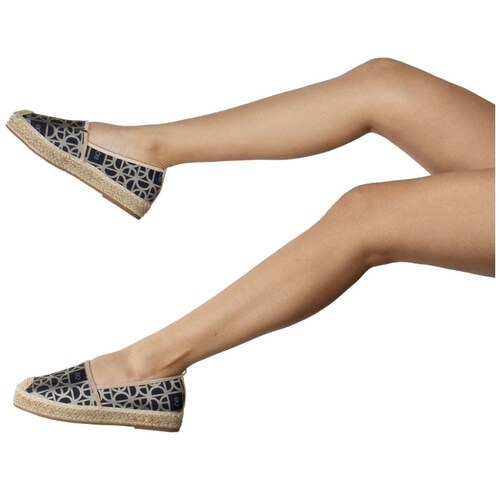 Alpargata Flat con Logo Azul Cloe