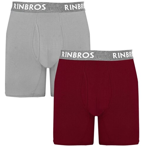 Bóxer Brief Rinbros Algodón Stretch para Hombre