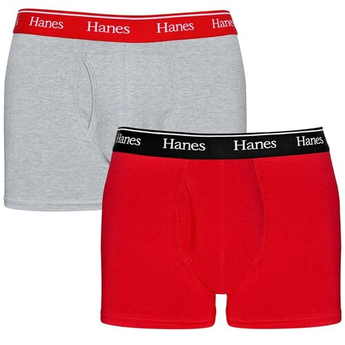 Bóxer Trunk Hanes Diseño Liso para Hombre (2 Pack)
