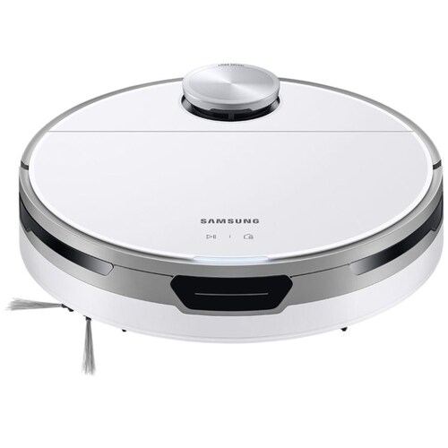 Aspiradora Robot Blanco Jetbot+ con Sensor Lidar Estación de Carga Y Limpieza Samsung