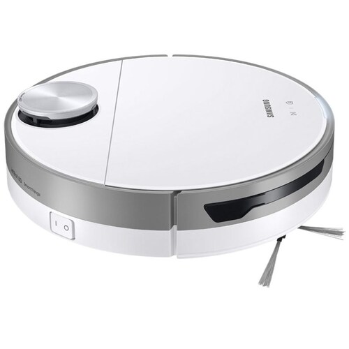 Aspiradora Robot Blanco Jetbot+ con Sensor Lidar Estación de Carga Y Limpieza Samsung