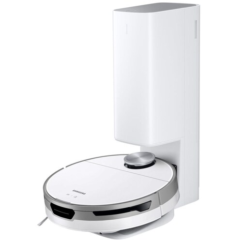 Aspiradora Robot Blanco Jetbot+ con Sensor Lidar Estación de Carga Y Limpieza Samsung