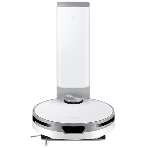 Aspiradora Robot Blanco Jetbot+ con Sensor Lidar Estación de Carga Y Limpieza Samsung