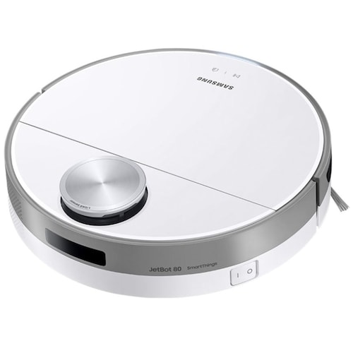 Aspiradora Robot Blanco Jetbot+ con Sensor Lidar Estación de Carga Y Limpieza Samsung