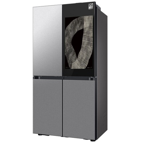 Refrigerador Bespoke Family Hub 23Ft Rf23Db9950Qdem Acero Samsung