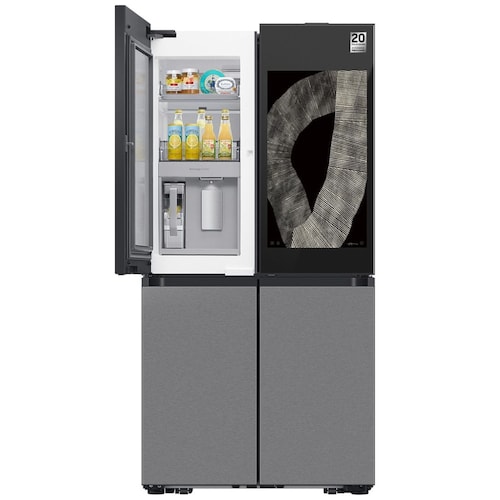 Refrigerador Bespoke Family Hub 23Ft Rf23Db9950Qdem Acero Samsung