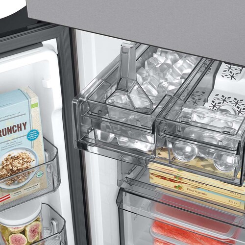 Refrigerador Bespoke Family Hub 23Ft Rf23Db9950Qdem Acero Samsung