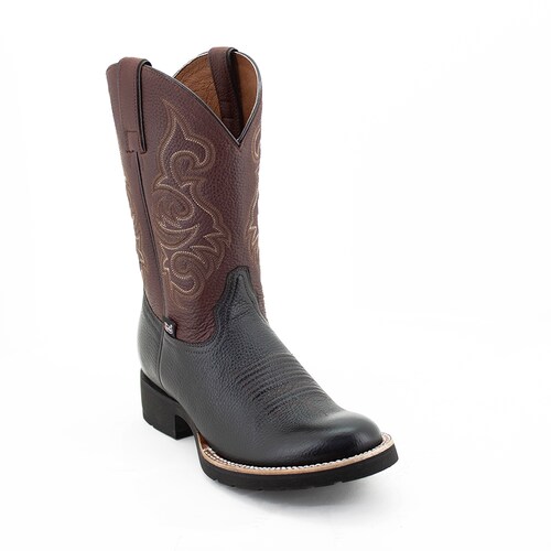 Botas Vaqueras Justin Color Negro para Hombre