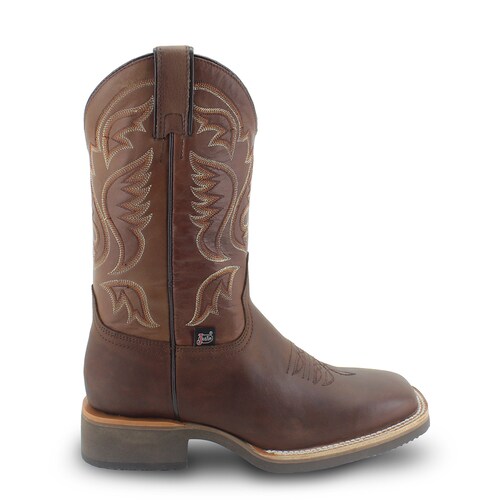 Botas Vaqueras Justin Color Café para Hombre