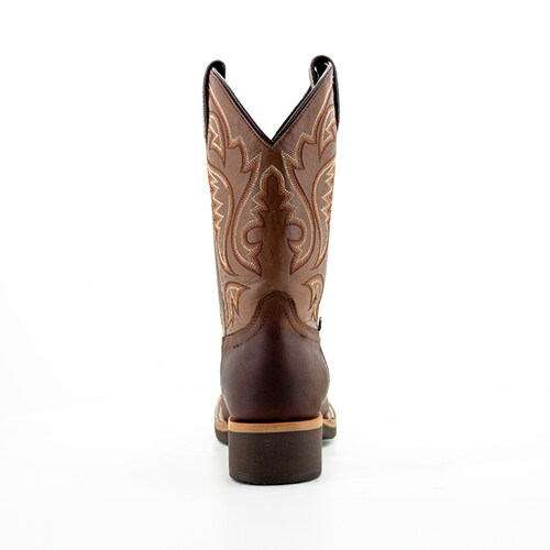 Botas Vaqueras Justin Color Café para Hombre