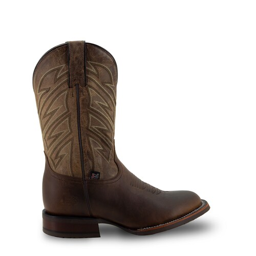 Botas Vaqueras Justin Color Café para Hombre