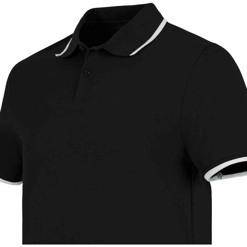 Playera Tipo Polo Lee Diseño Liso para Hombre Plus