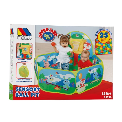 Parque de Bolas con Canasta con 25 Piezas