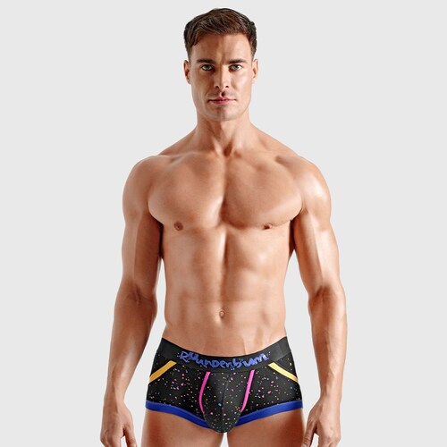 Bóxer Mini Trunk Rounderbum Art Pop para Hombre