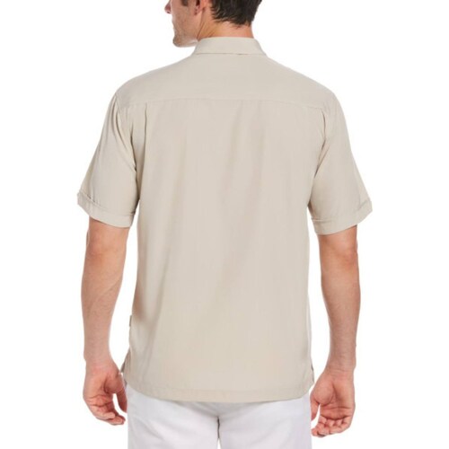 Camisa Cubavera Panel de Punto para Hombre