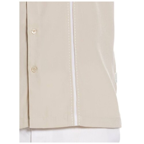 Camisa Cubavera Panel de Punto para Hombre
