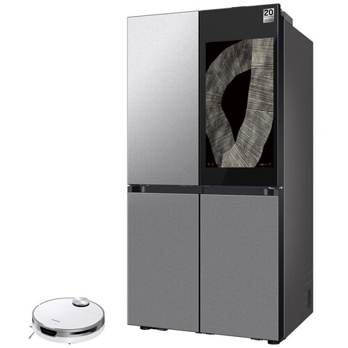 Refrigerador Bespoke Family Hub 29Ft Rf29Db9950Qdem Acero Samsung