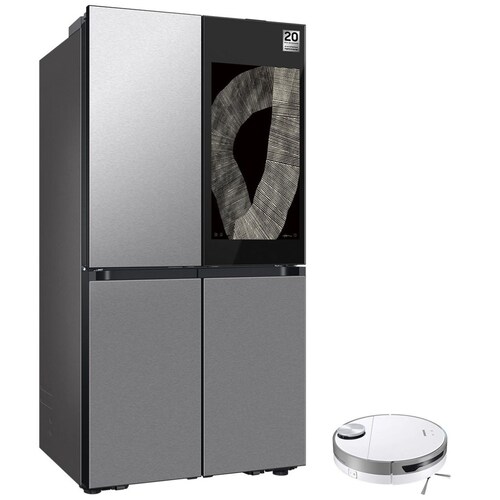 Refrigerador Bespoke Family Hub 29Ft Rf29Db9950Qdem Acero Samsung