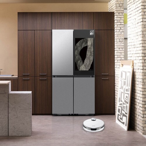 Refrigerador Bespoke Family Hub 29Ft Rf29Db9950Qdem Acero Samsung