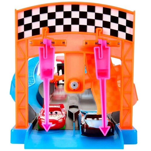 Pista Set de Carreras Glow Racing Cars de Disney y Pixar