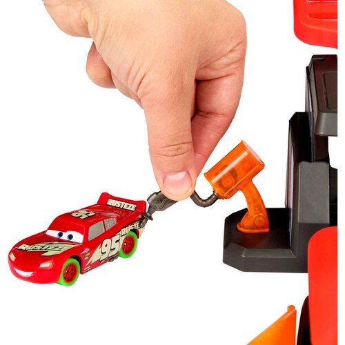 Pista Set de Carreras Glow Racing Cars de Disney y Pixar