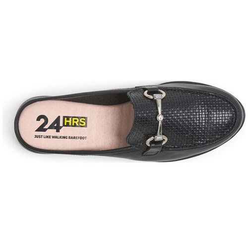 Sueco 24Hrs Diseño en Piel Picada con Adorno Estribo para Mujer