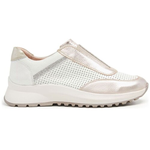 Tenis 24Hrs Piel Combinada Detalle Pedrería para Mujer