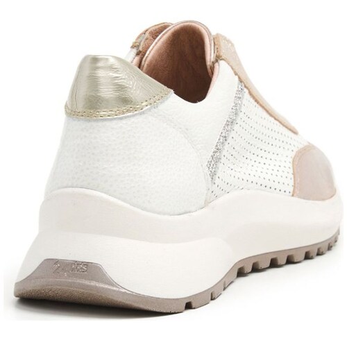 Tenis 24Hrs Piel Combinada Detalle Pedrería para Mujer