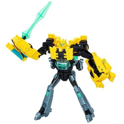 Figura de Acción Terran Bumblebee y Mo Malto Transformers Earthspark