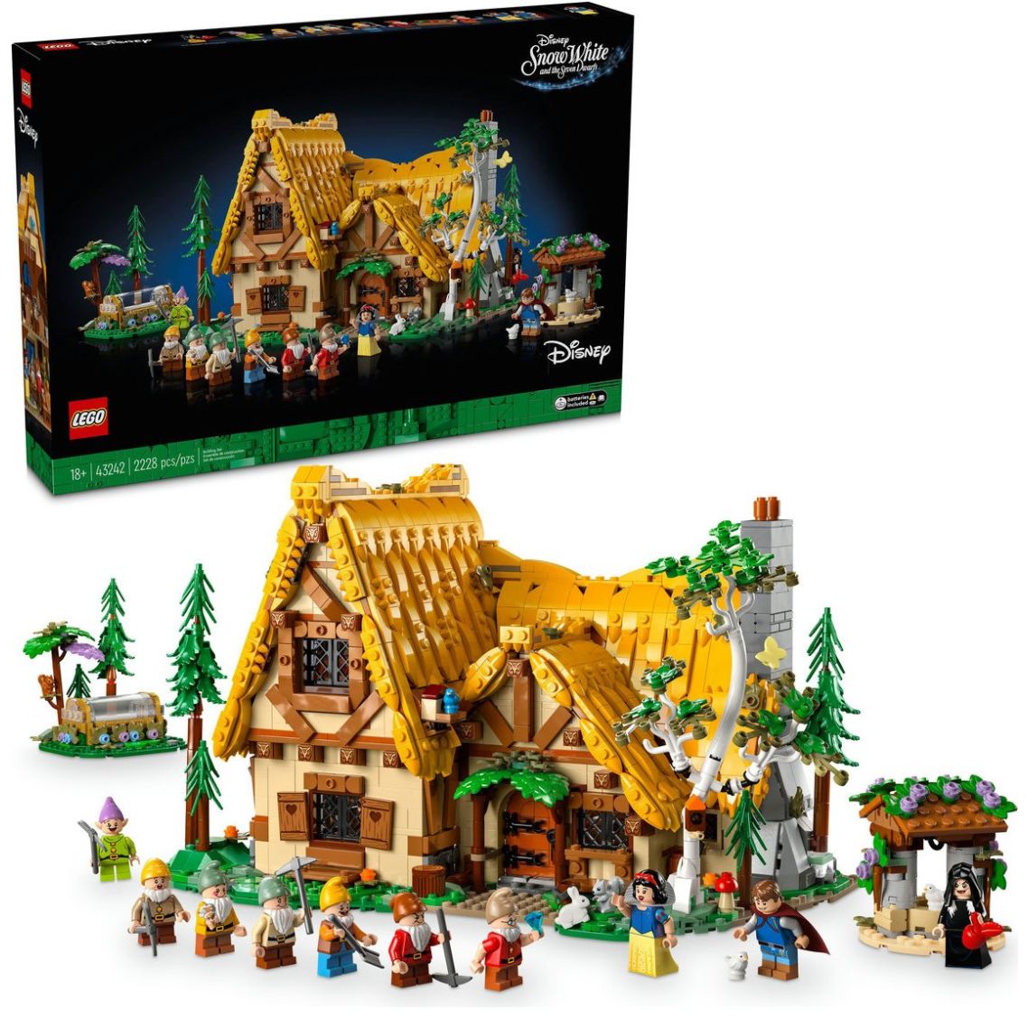 Caba a De Blancanieves Y Los Siete Enanos Disney Princess Lego caba-a-de-blancanieves-y-los-siete-enanos-disney-princess-lego