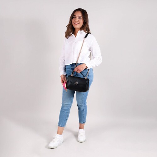 Bolso Crossbody Negro Candyce Barbie By Gorett para Mujer