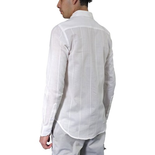 Camisa Casual Usport de Lino Diseño Liso para Hombre