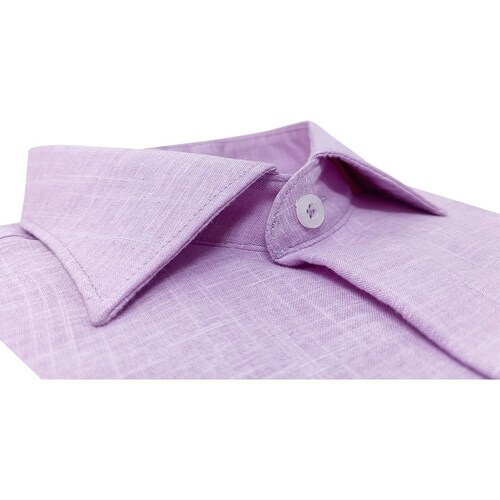 Camisa de Vestir Carlo Corinto Color Morado para Hombre
