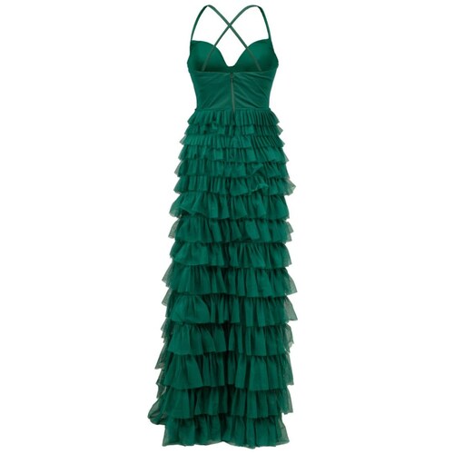 Vestido Largo de Tul Pink Gallery para Mujer
