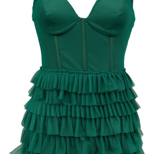 Vestido Largo de Tul Pink Gallery para Mujer