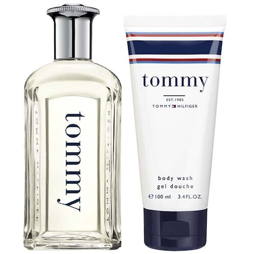 Set Eau de Toilette Tommy Hilfiger  (Edt 100Ml + Body Wash 100Ml) para Hombre