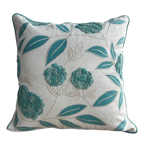 Cojin Flower Aqua