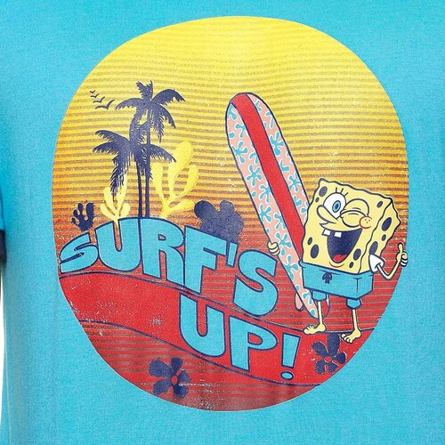 Playera Manga Corta para Hombre Bob Esponja