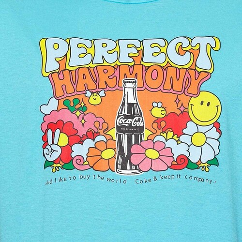 Playera Manga Corta para Hombre Coca Cola