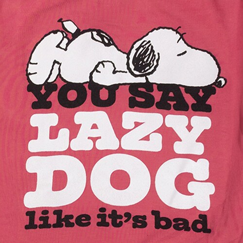 Conjunto para Bebé 2 Piezas Peto Corto Pañalero Manga Corta Lazy Snoopy