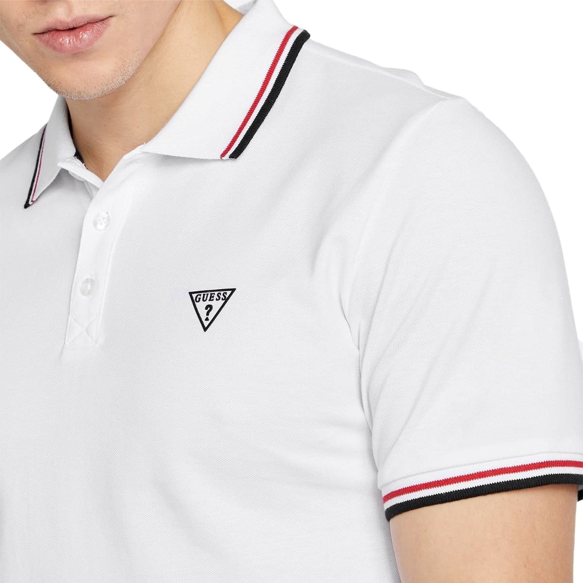 Playera Tipo Polo Guess Diseno Basico para Hombre