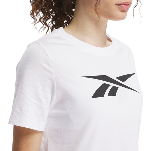 Playera Reebok Logo al Frente para Mujer