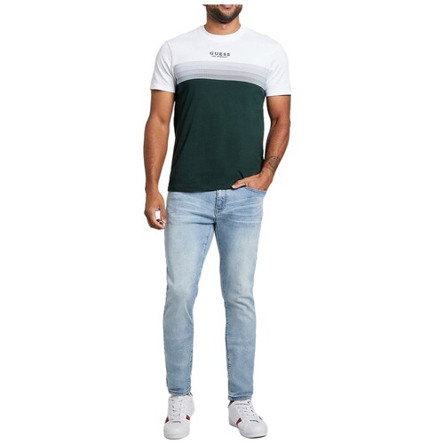 Playera Guess Diseño a Rayas para Hombre