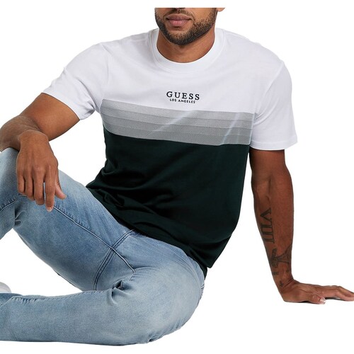 Playera Guess Diseño a Rayas para Hombre