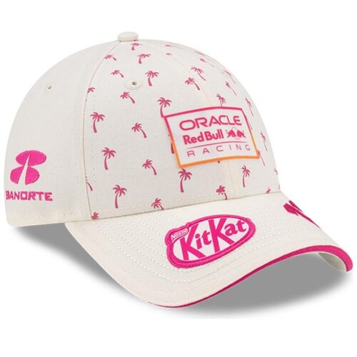 Gorra Blanca New Era Redbull Checo Pérez Miami para Unisex