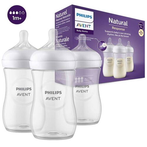 Philips Avent Biberón Natural Response con Válvula Anticólicos