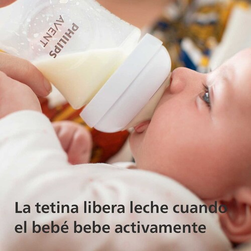 Philips Avent Biberón Natural Response con Válvula Anticólicos